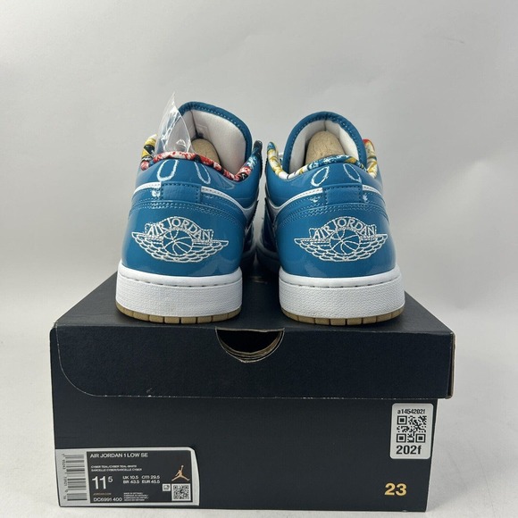 Nike Shoes Air Jordan 1 Retro Low SE “Barcelona/Cyber Teal” 2024